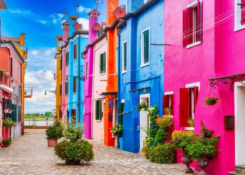 Ruelle Colorée de Burano