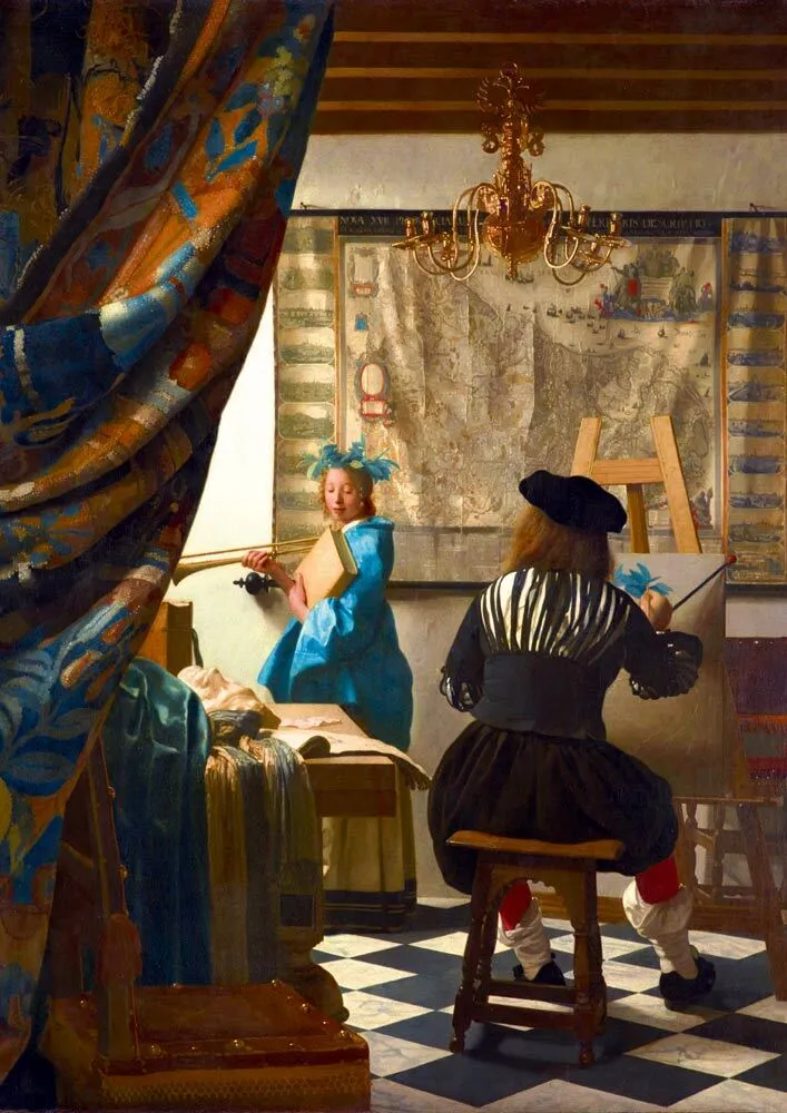 Johannes Vermeer - Art of Painting, 1668