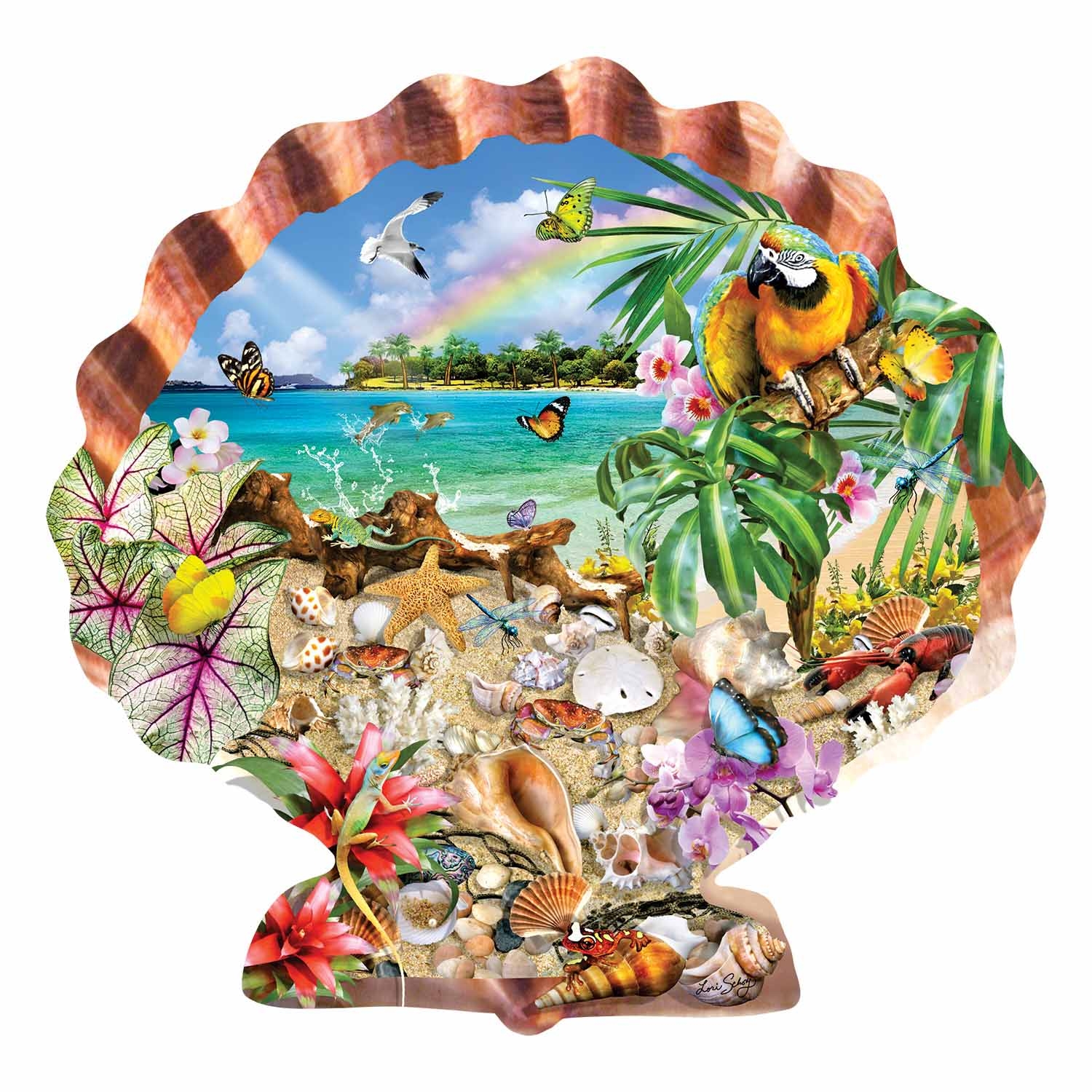 Puzzle Forme - Coquillage Tropical