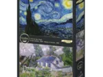 2 Puzzles - Die Kunst van Goghs: Sternennacht, 1889 - Häuser in Auvers, 1890