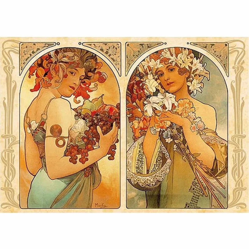 Mucha Alphonse - Fruit et Fleur