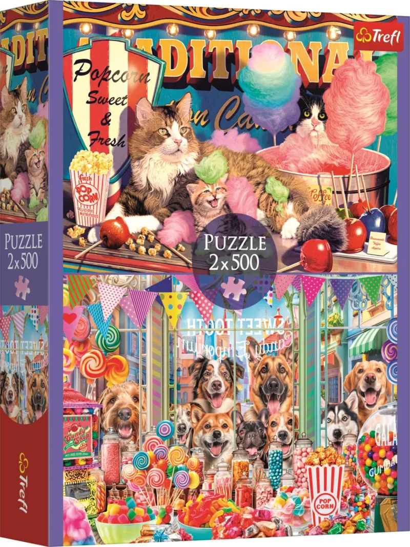 2 Puzzles - Fluffy friends