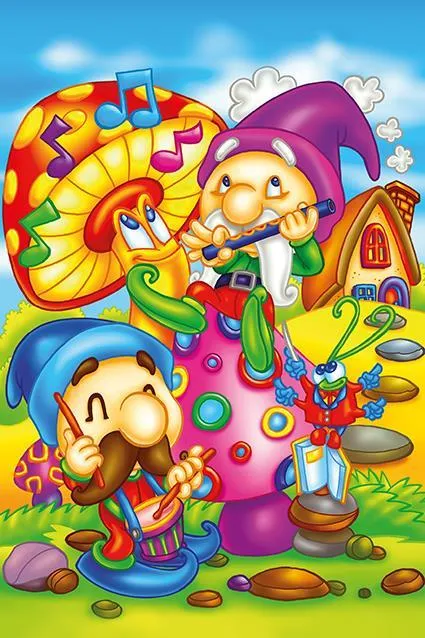 Wooden Puzzle - Singing Elves