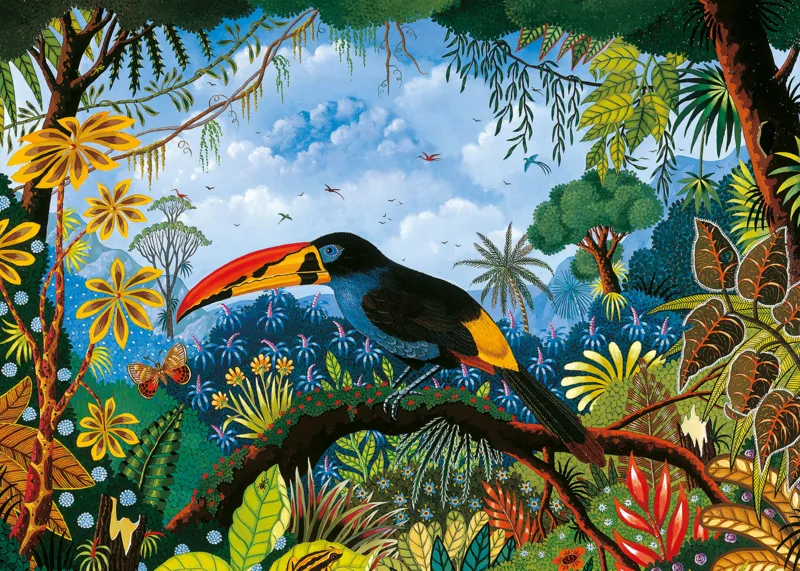 Blauer Tukan