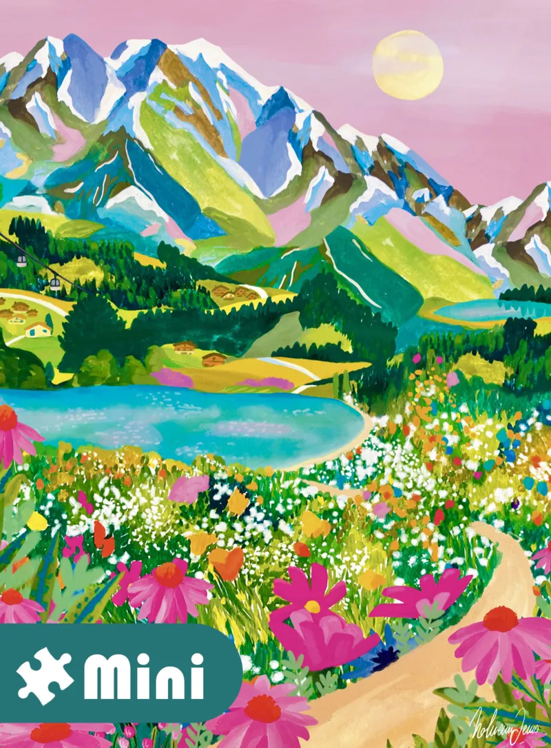 Mini Puzzle - Lever de Soleil sur les Alpes