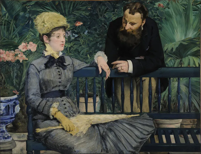 Manet Édouard: Im Wintergarten, 1879