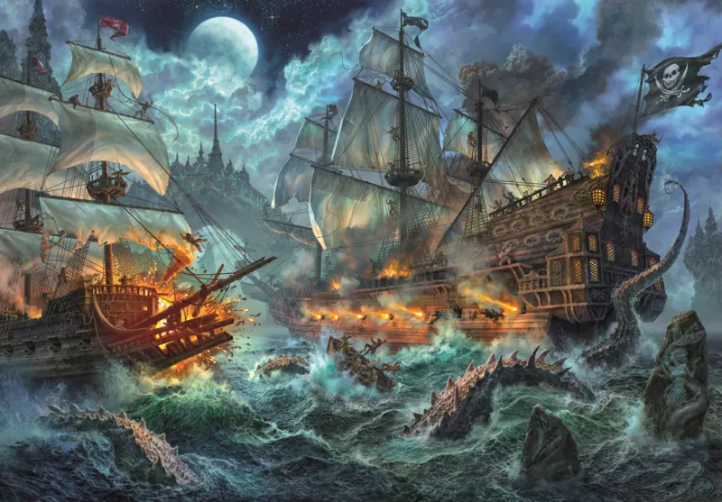 Piraten Schlacht