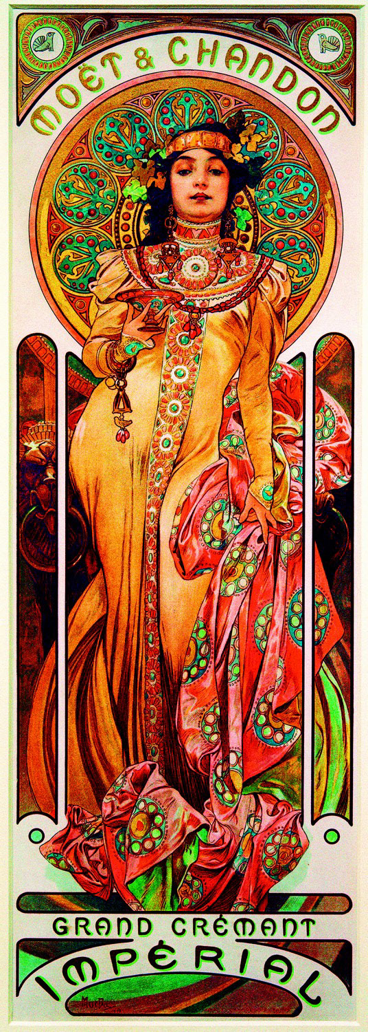 Mucha  - Moët & Chandon-Grand Crémant Impérial, 1899