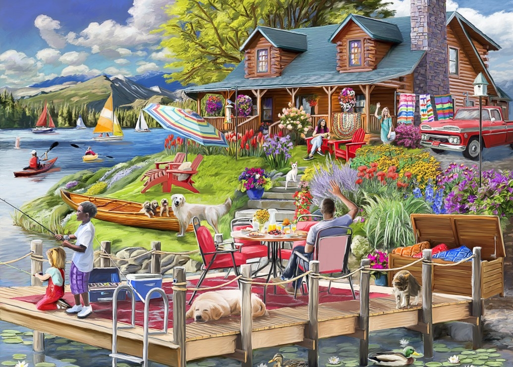 Lake View Cabin Mountain Time