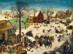 Pieter Bruegel the Elder - The Census at Bethlehem, 1566