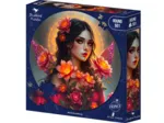 Rundes Puzzle - Mysterious Beauty
